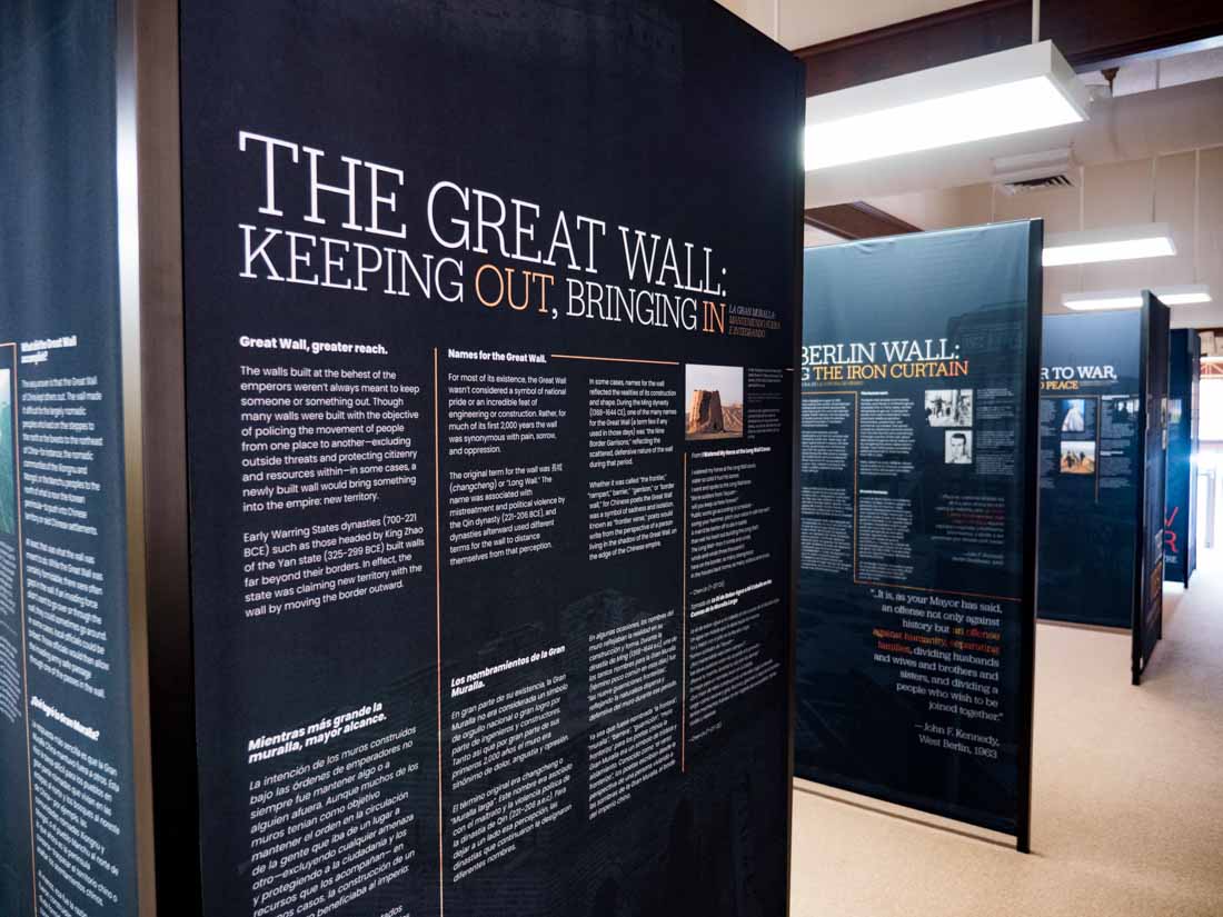 A History of Walls: The Borders We Build traveling exhibit, image 11